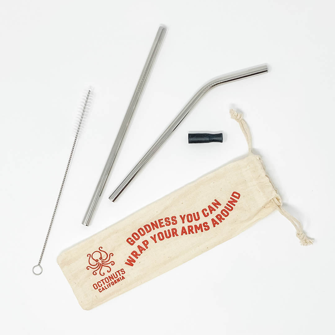 Octonuts Stainless Steel Straws