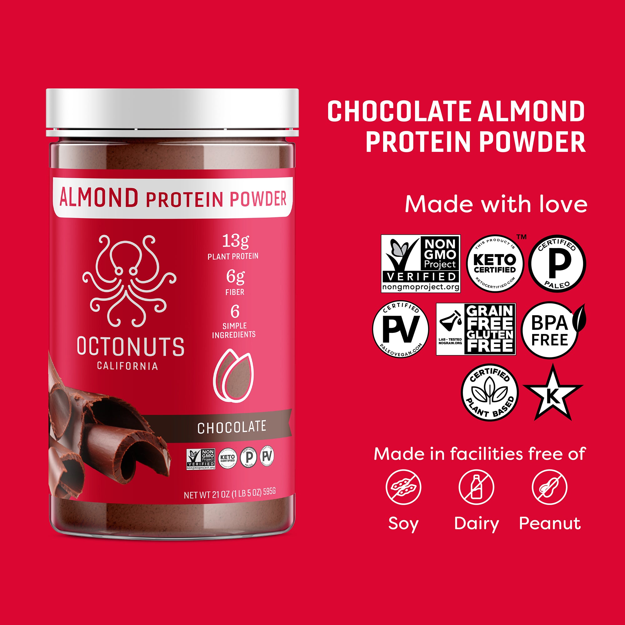 Chocolate Almond Protein Powder