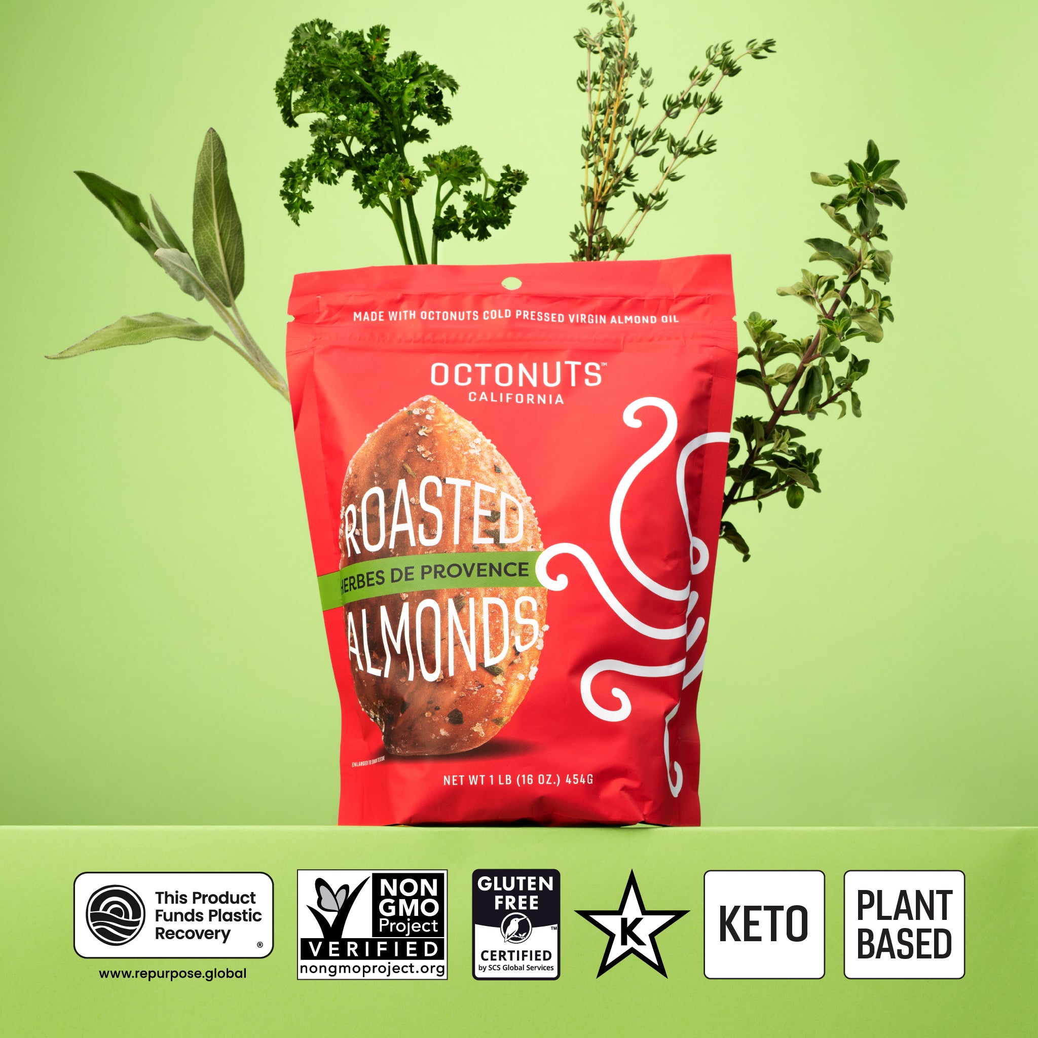 Herbes De Provence Roasted Almonds (16oz)