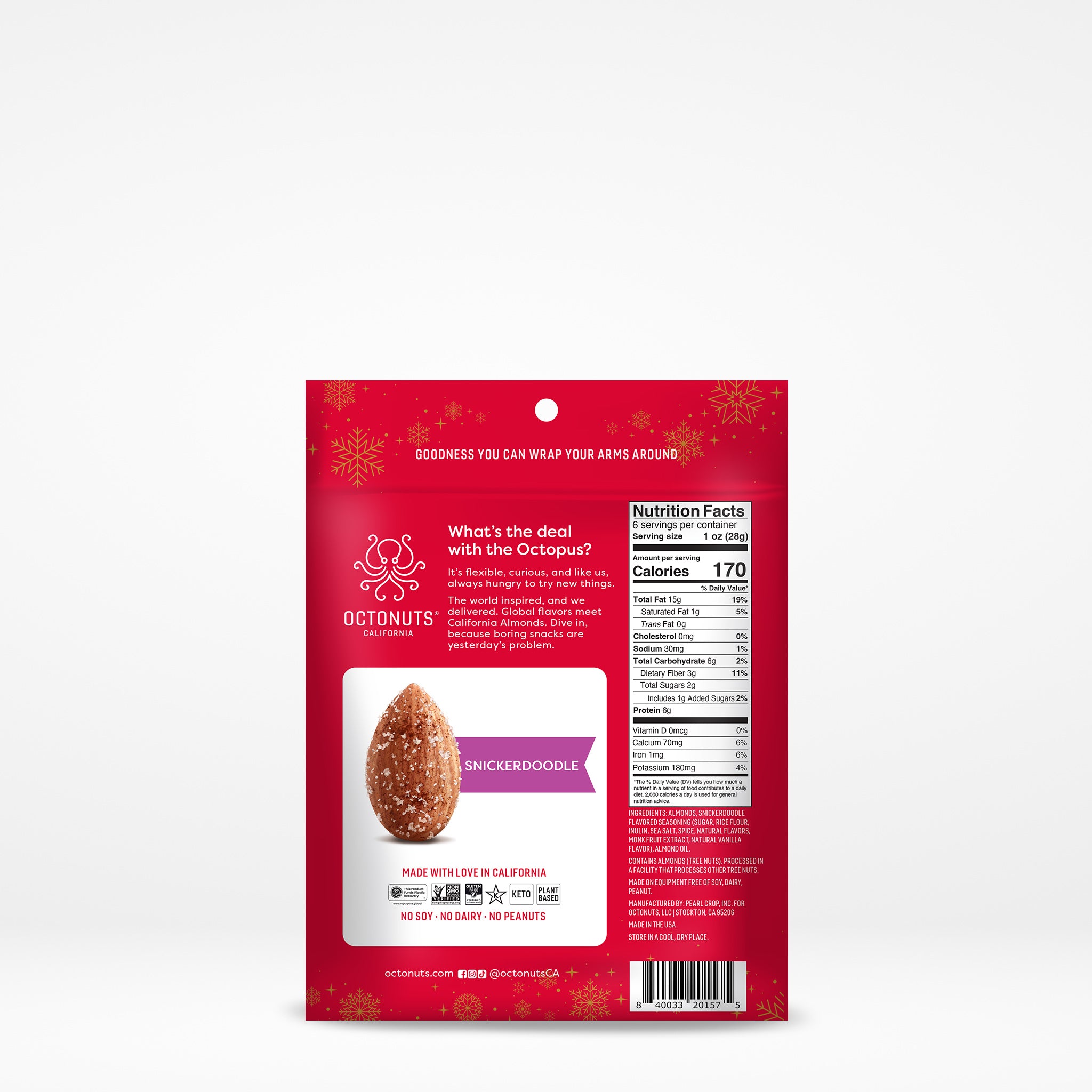 Snickerdoodle Roasted Almonds