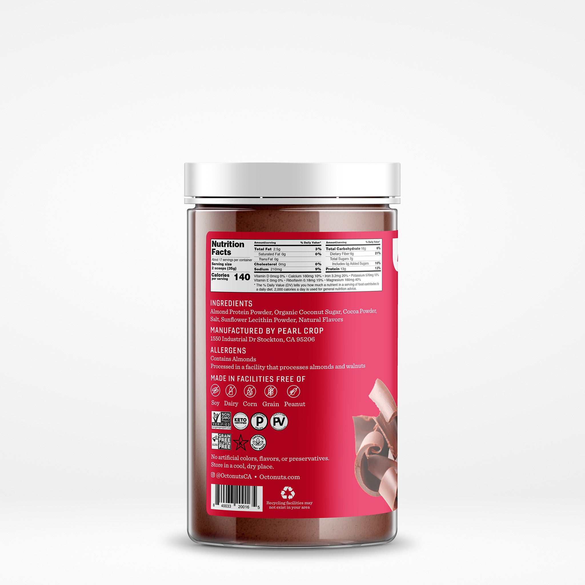 Chocolate Almond Protein Powder Octo-Pack