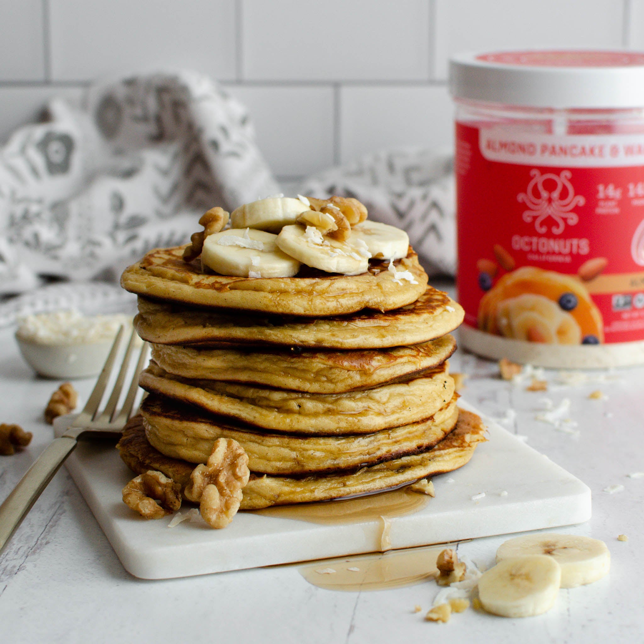 Almond Protein Pancake & Waffle Mix Octo-Pack