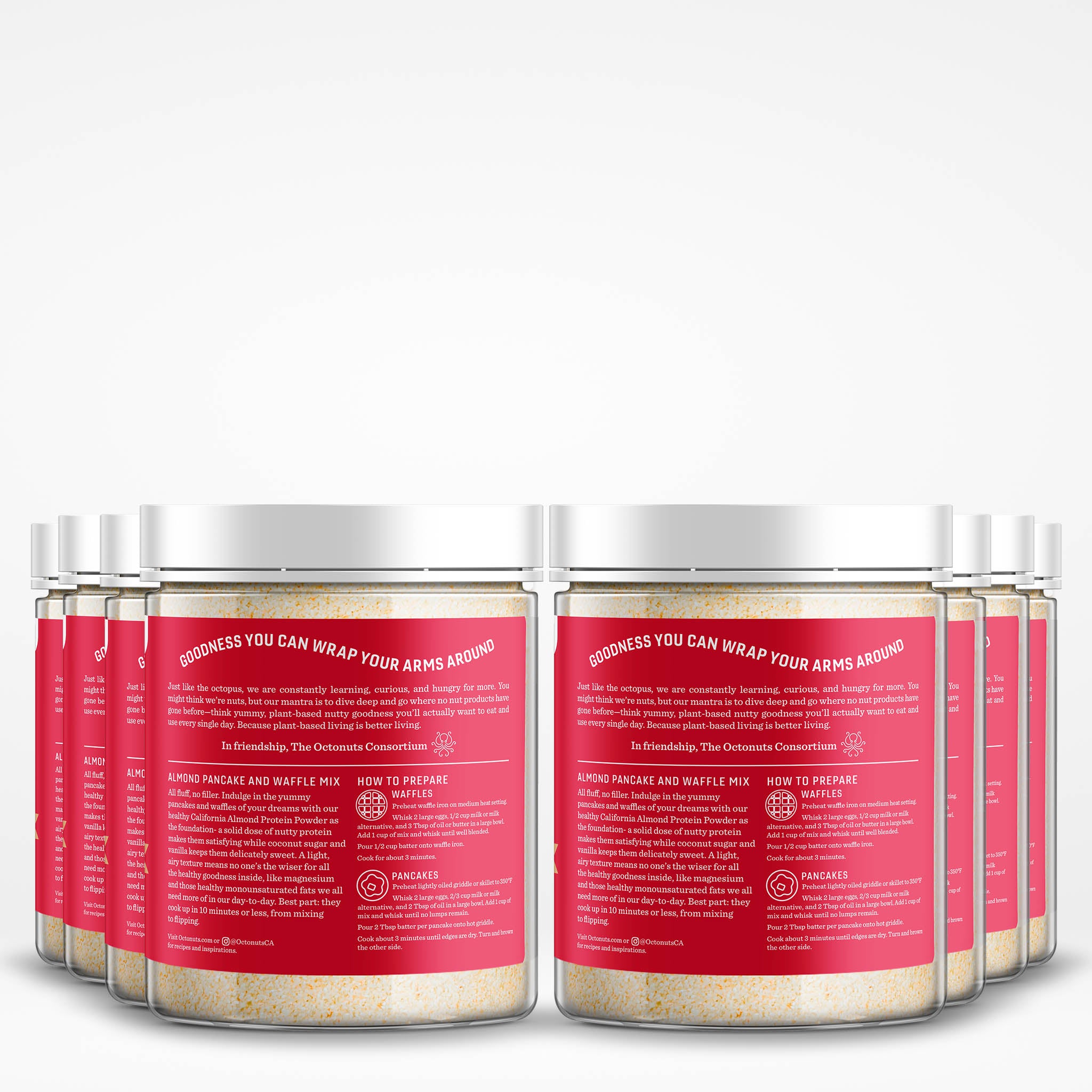 Almond Protein Pancake & Waffle Mix Octo-Pack