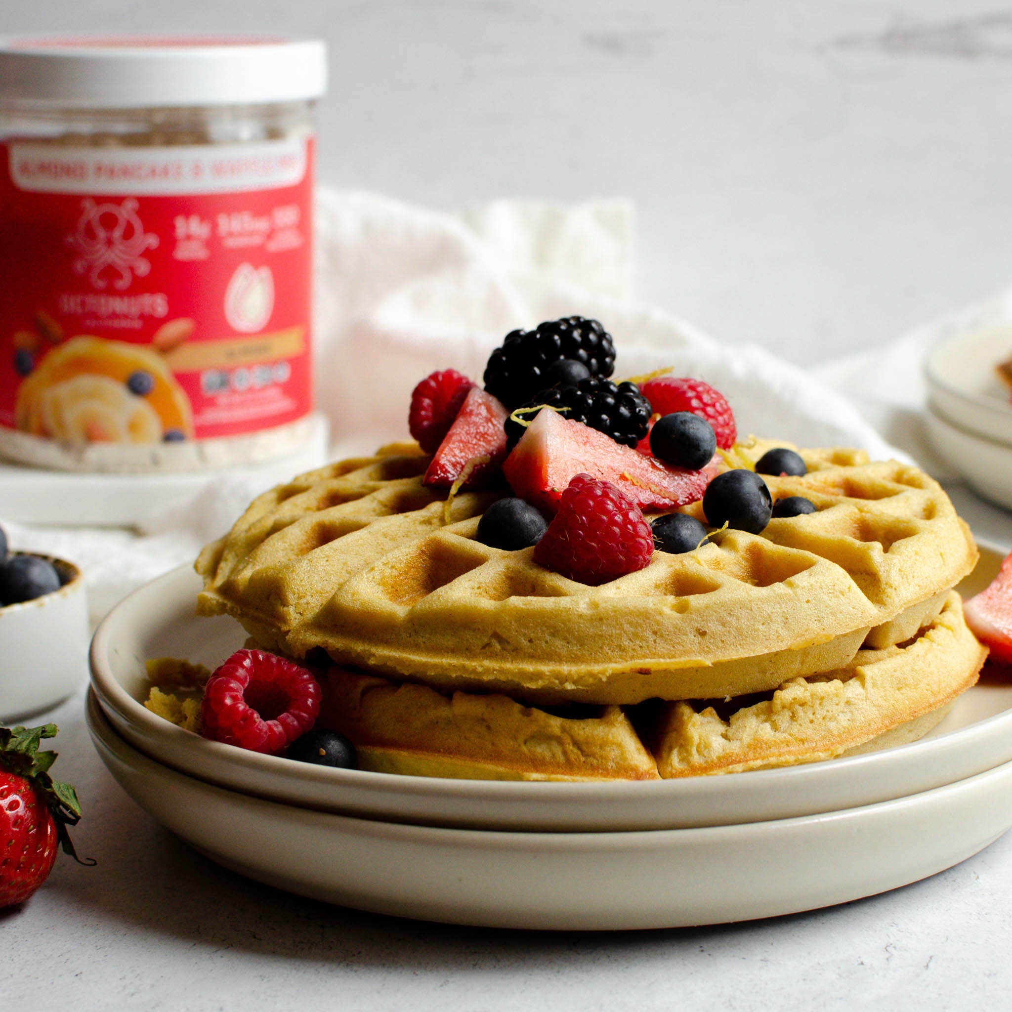 Almond Protein Pancake & Waffle Mix Octo-Pack
