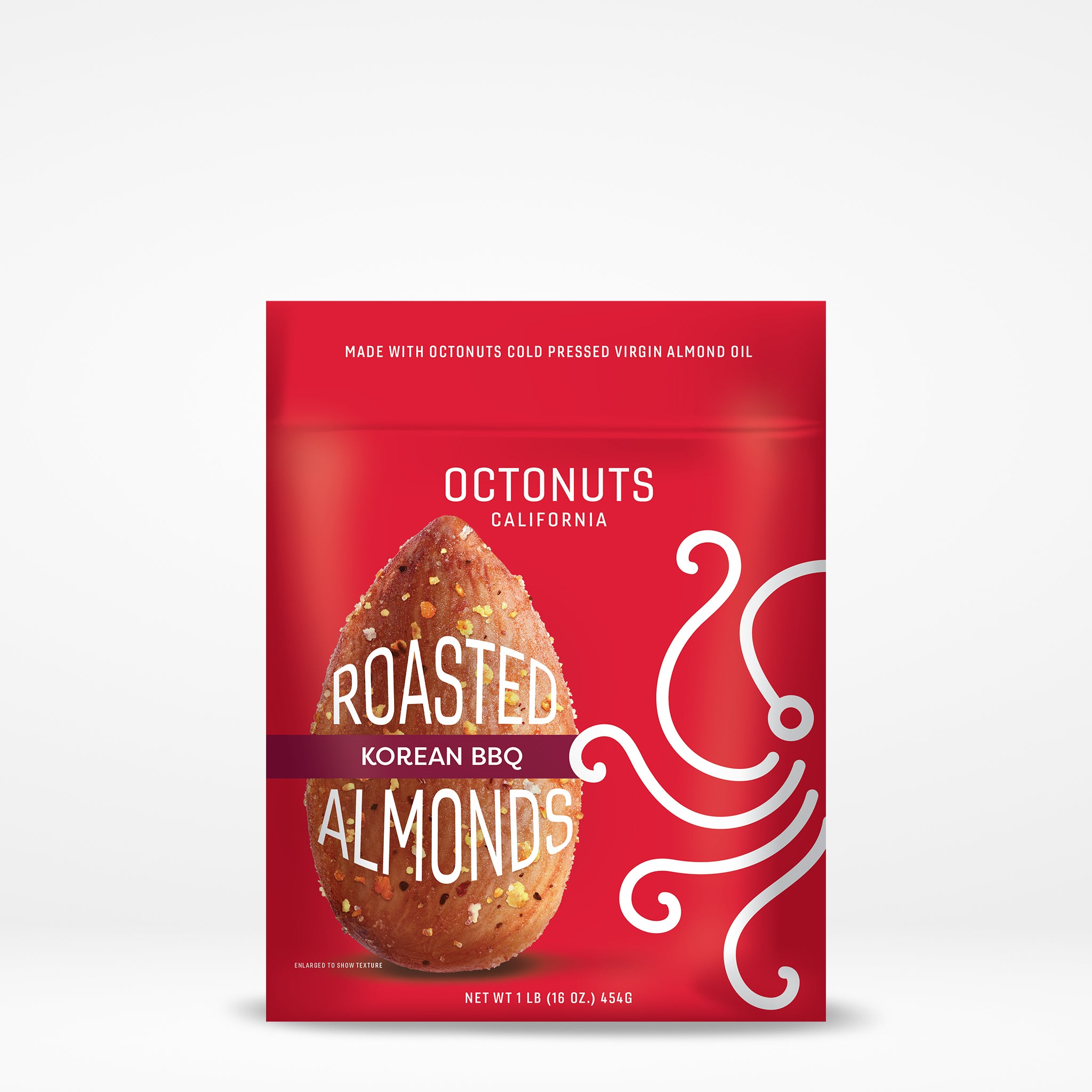 Korean BBQ Roasted Almonds (16oz) Octo-Pack