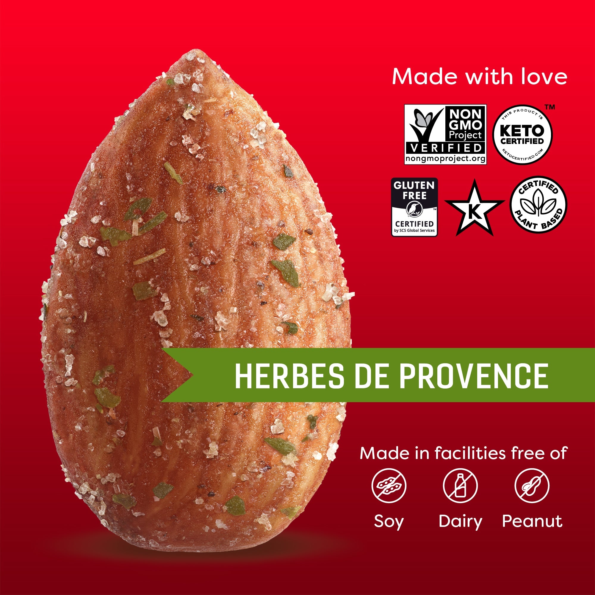 Herbes De Provence Roasted Almonds (1oz Sample)