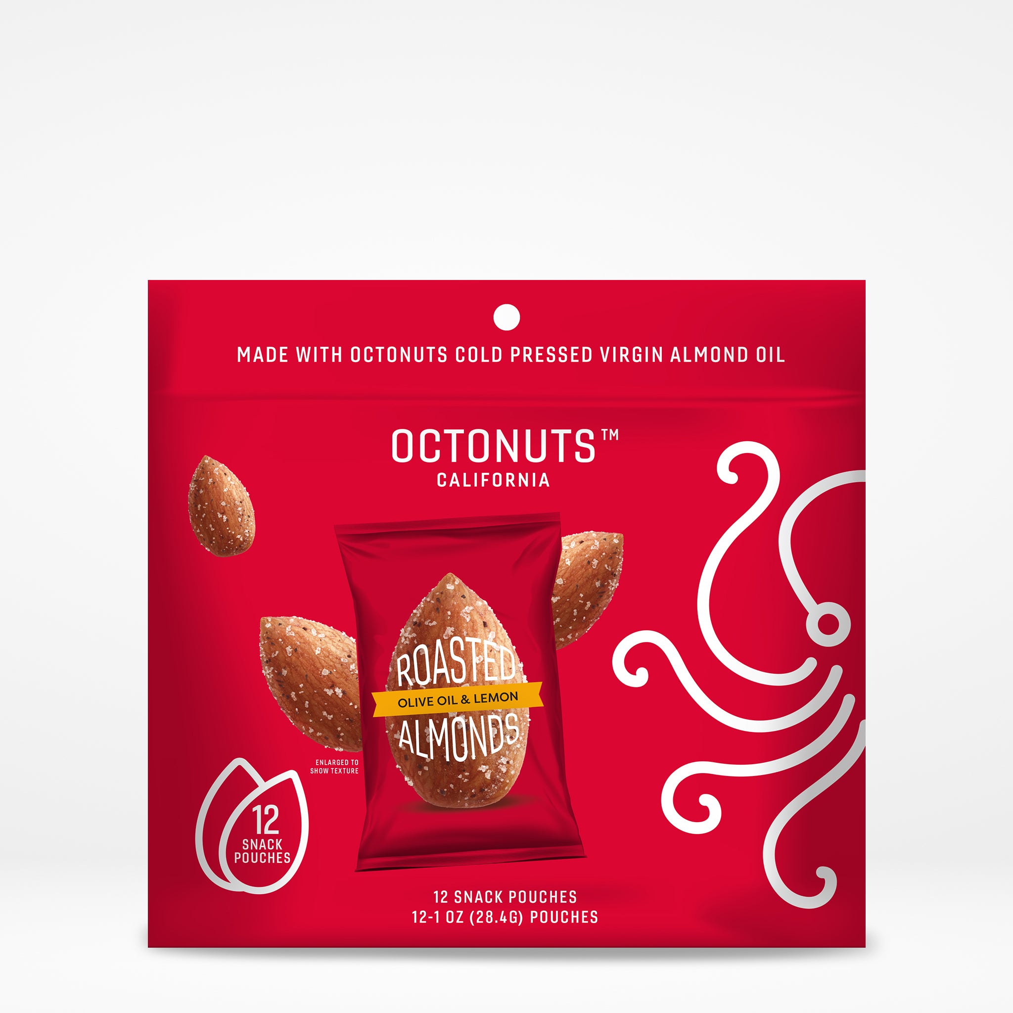 Roasted Olive Oil & Lemon Almonds Multipack Octo-Pack (7 count)