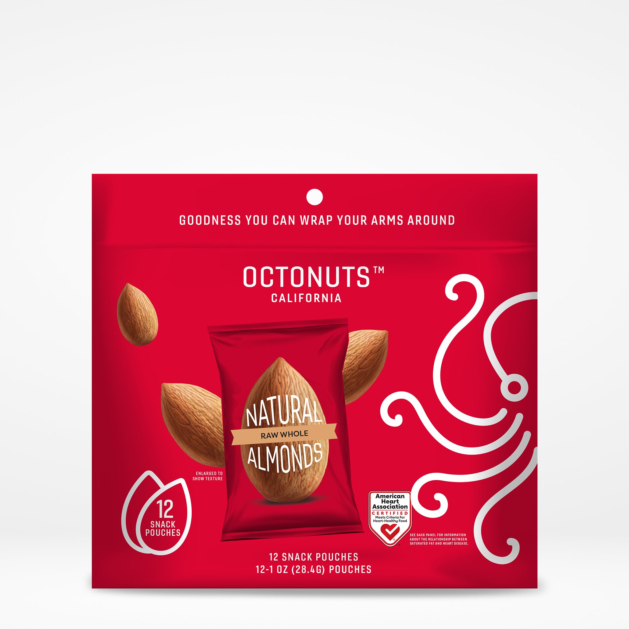 Raw Whole Almonds Multipack Octo-Pack (7 count)