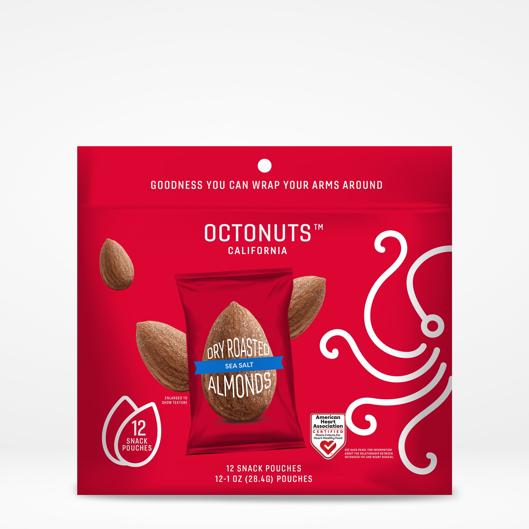 Dry Roasted Sea Salted Almonds Multipack Octo-Pack (7 count)