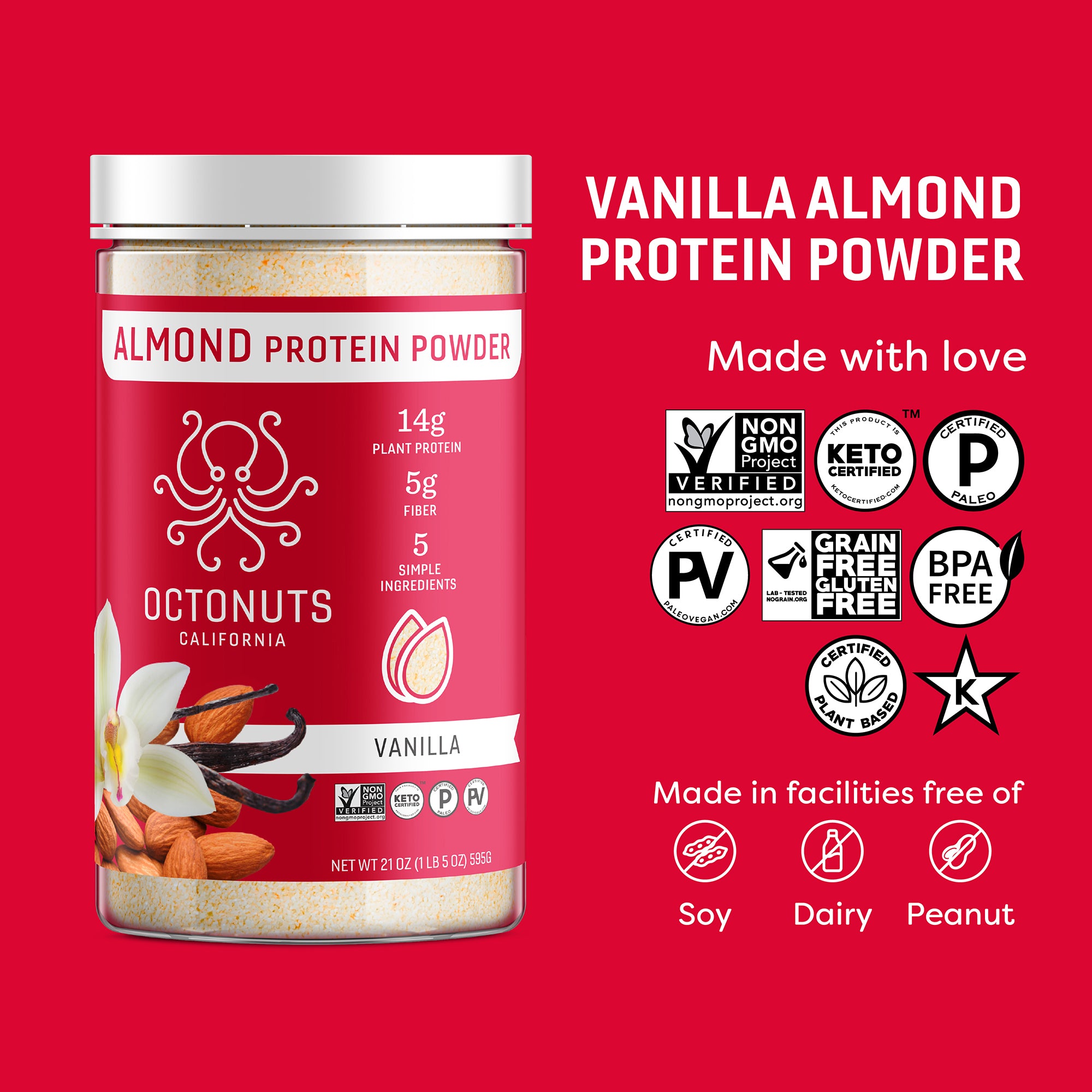 Vanilla Almond Protein Powder