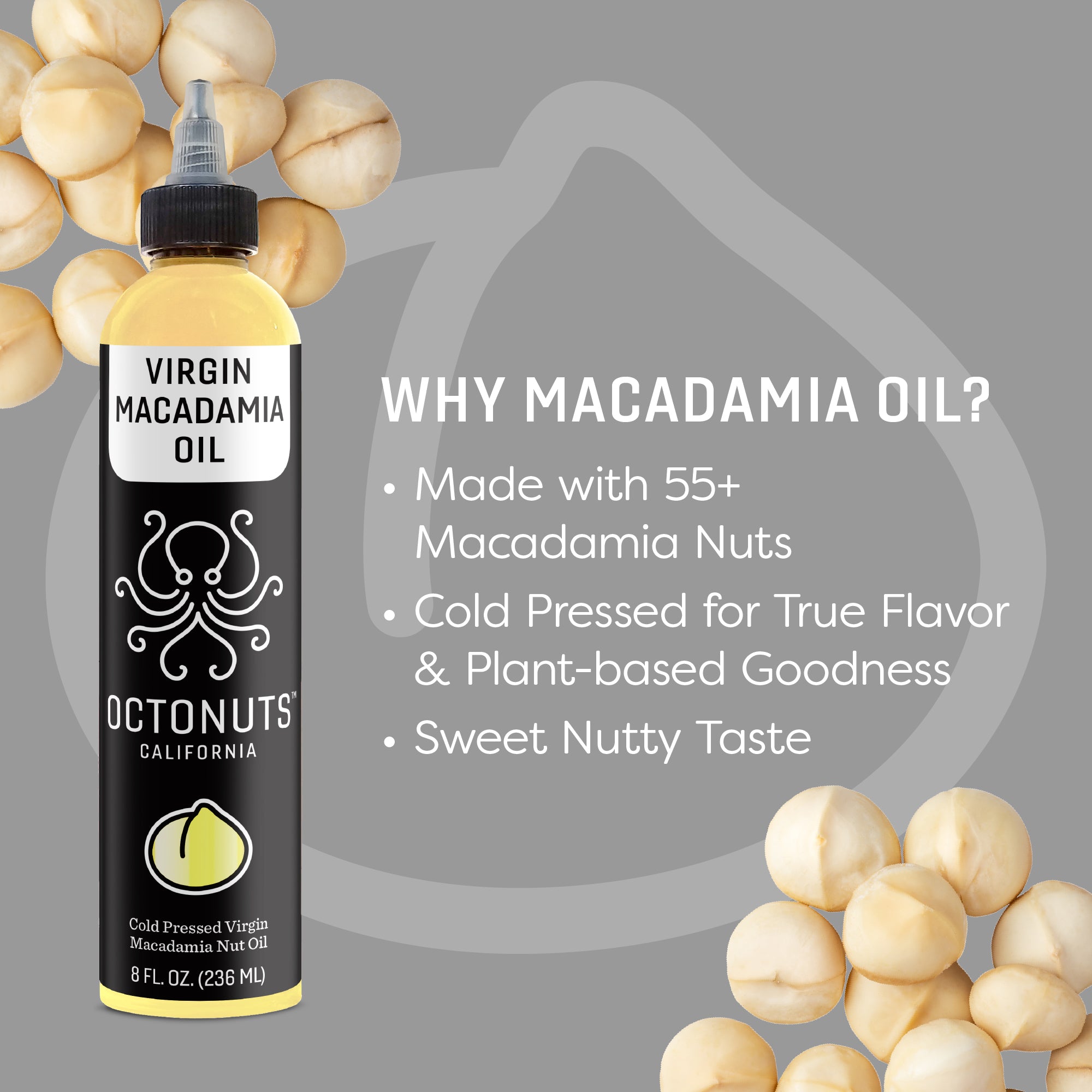 California Cold Pressed Virgin Macadamia Oil